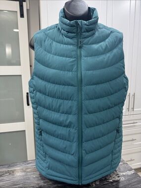 Wind River Lightweight Quilted Puffer Vest | Women’s Small | Teal